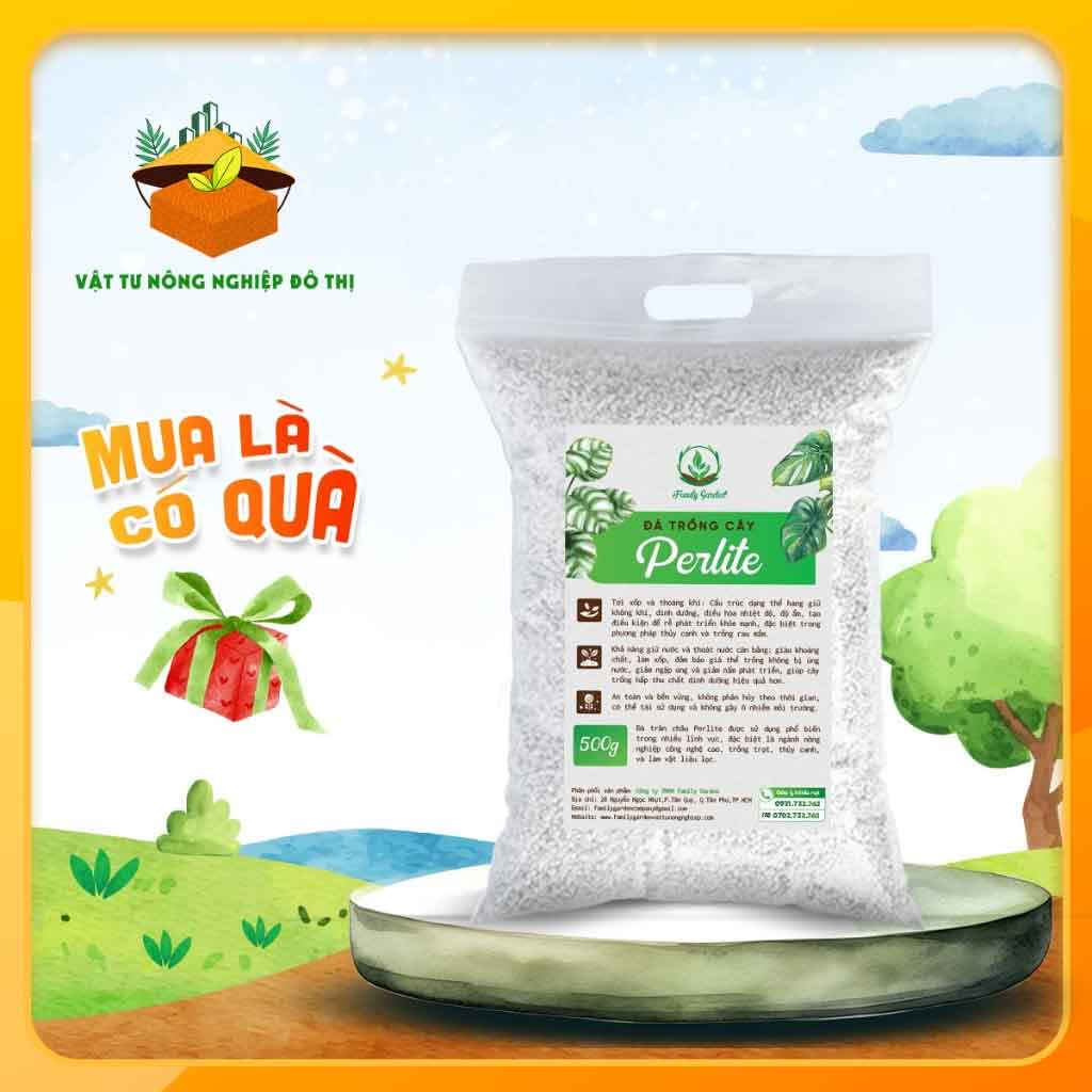 Túi 500Gr/ Túi 1Kg - Đá Perlite, đá trân châu trồng cây | Độc quyền VTNN Đô Thị